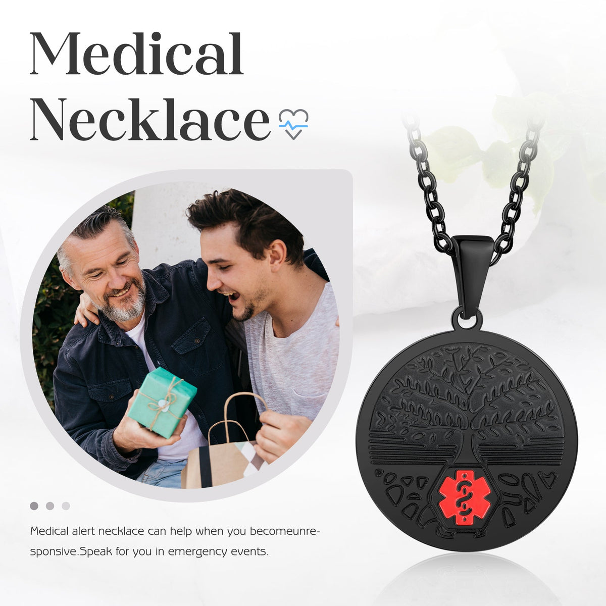 QR Medical Necklace-Standard Product