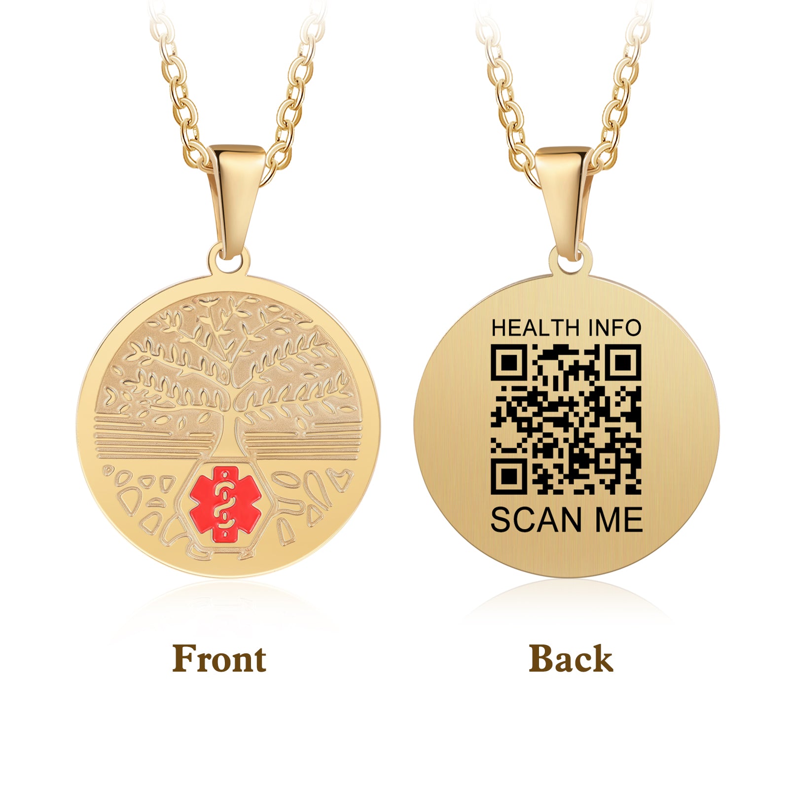 QR Medical Necklace-Standard Product