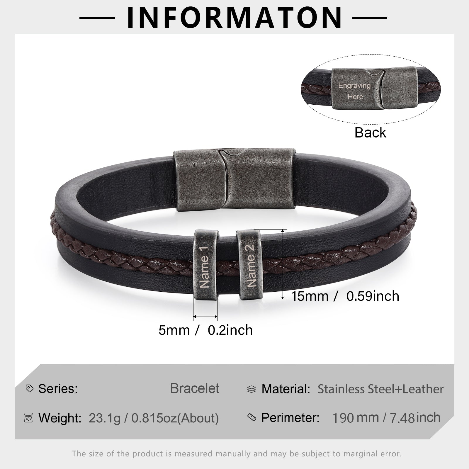 Custom Men Bracelet