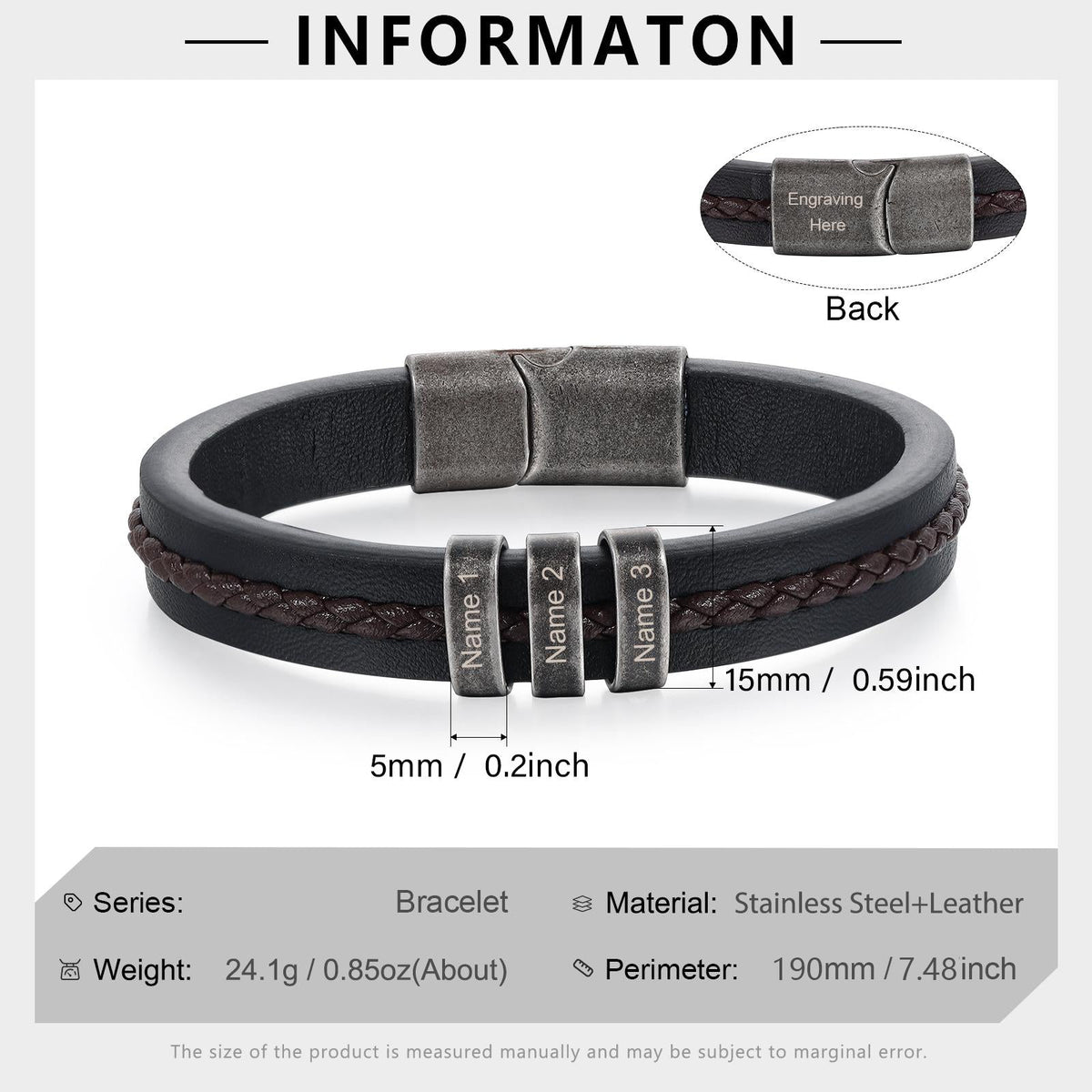 Custom Men Bracelet