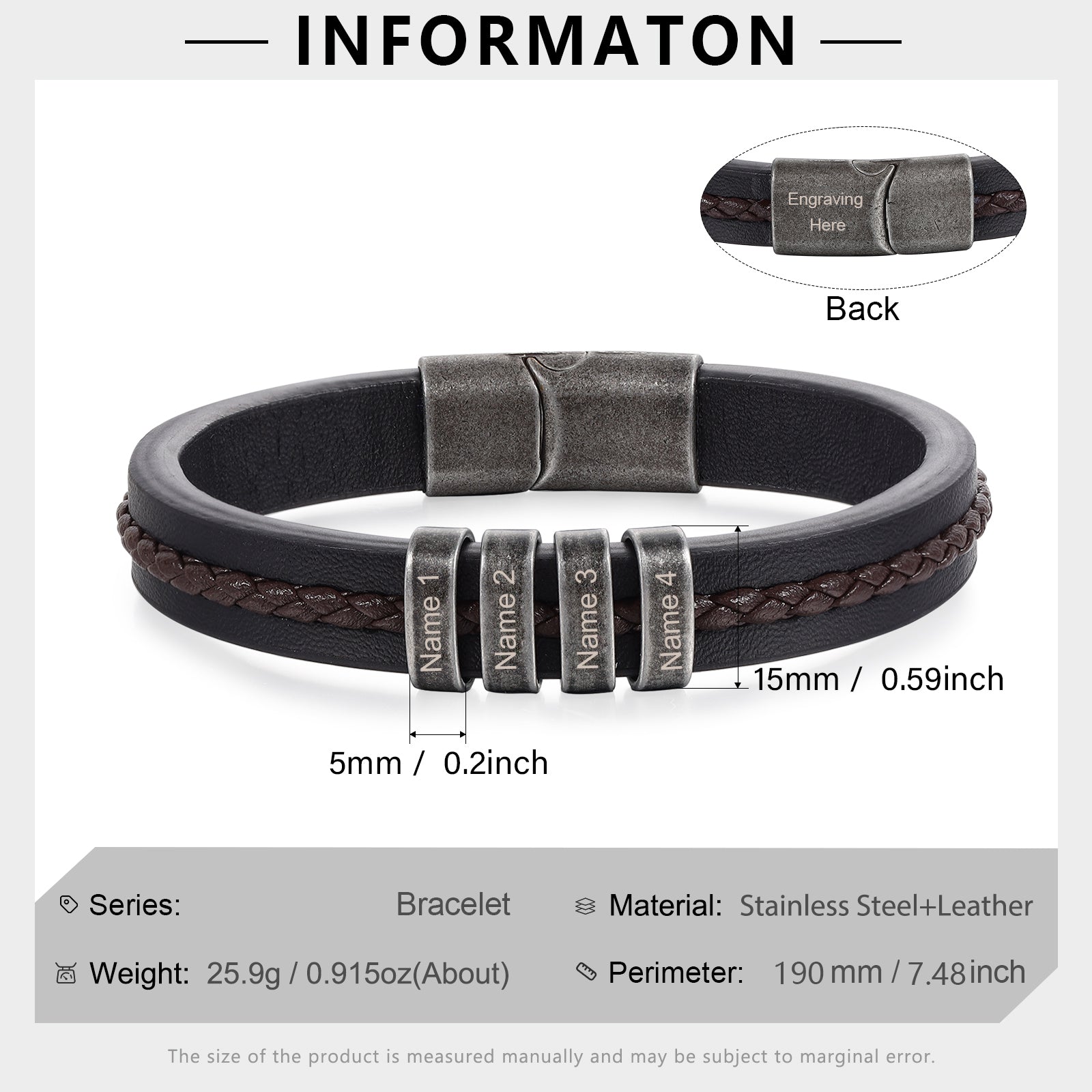 Custom Men Bracelet