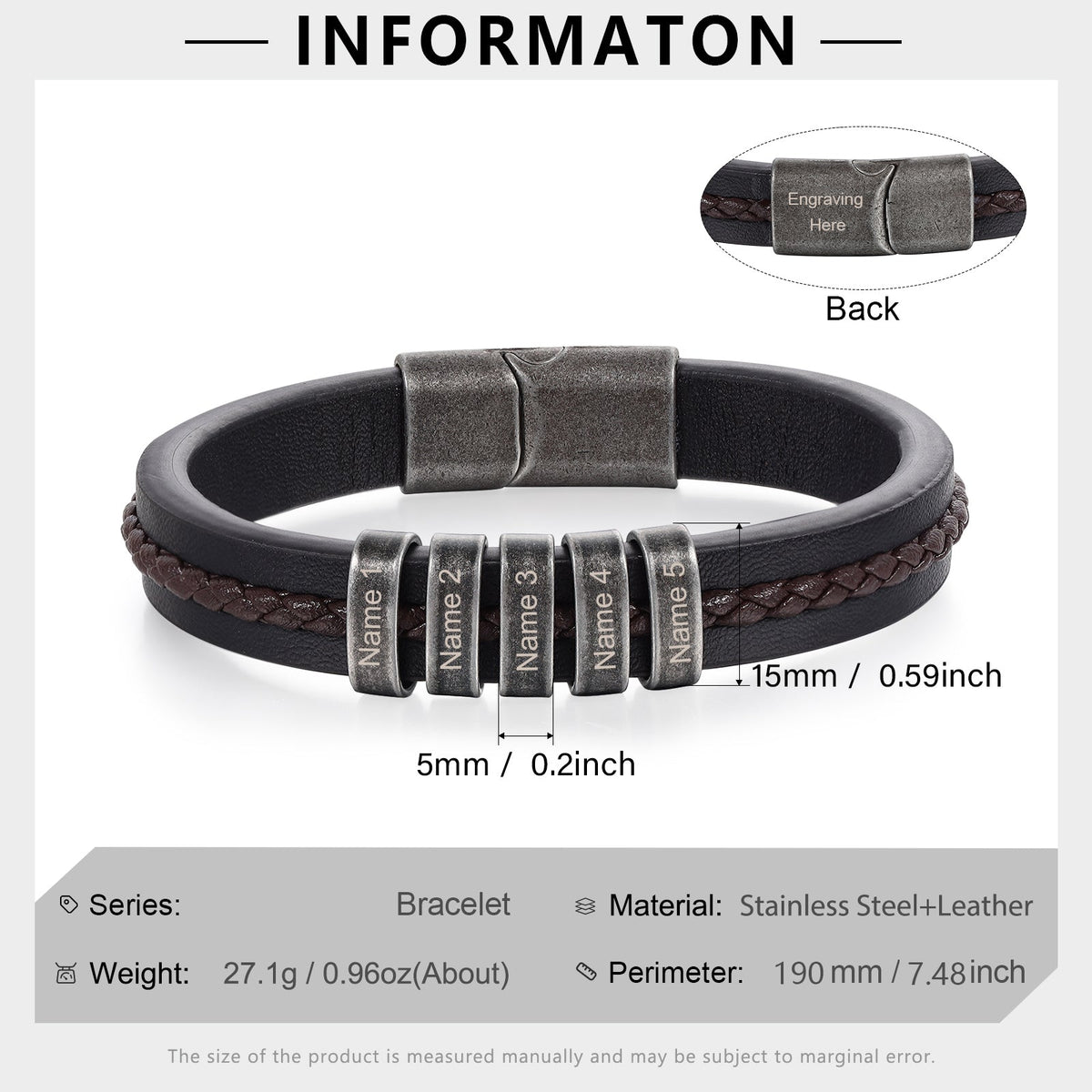 Custom Men Bracelet