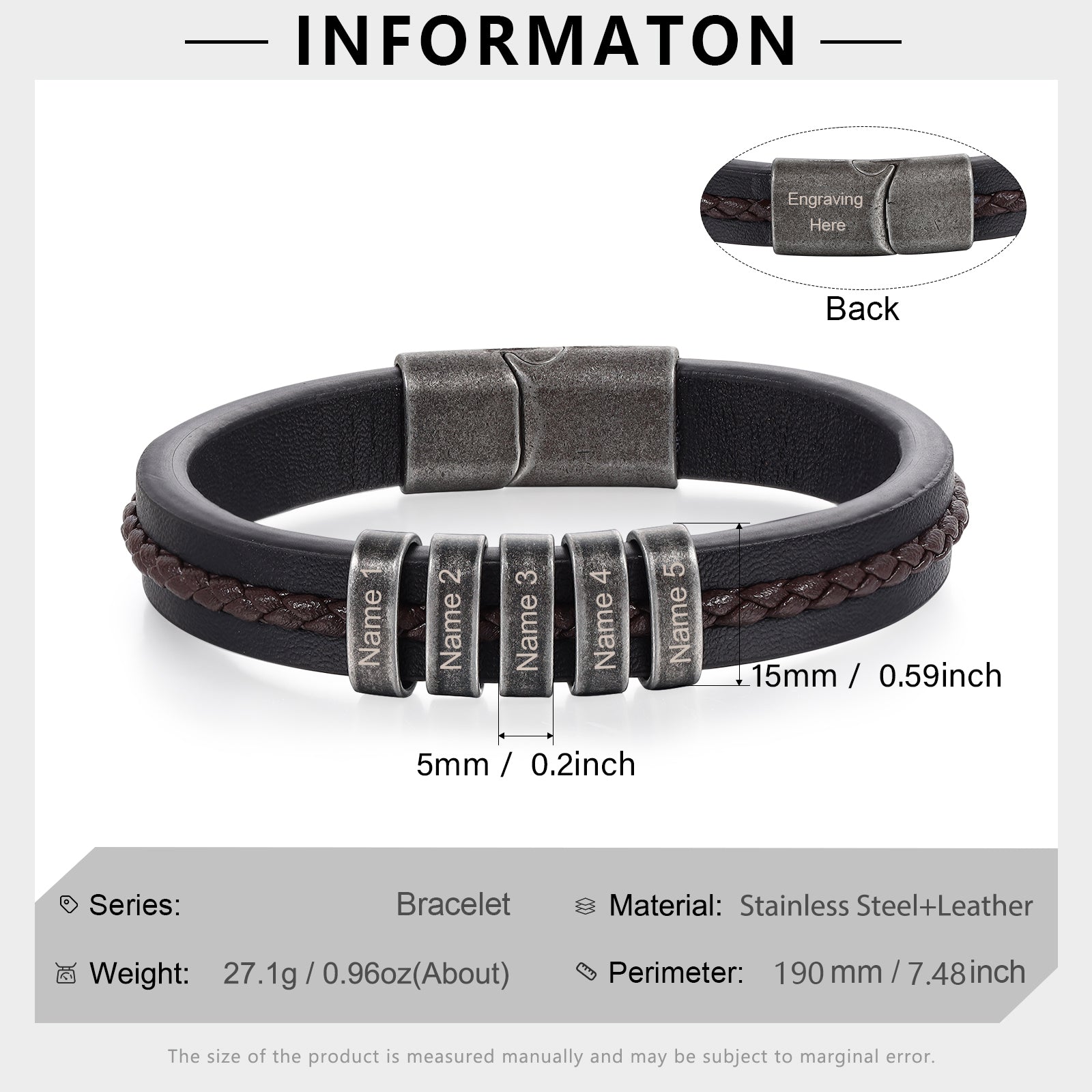 Custom Men Bracelet