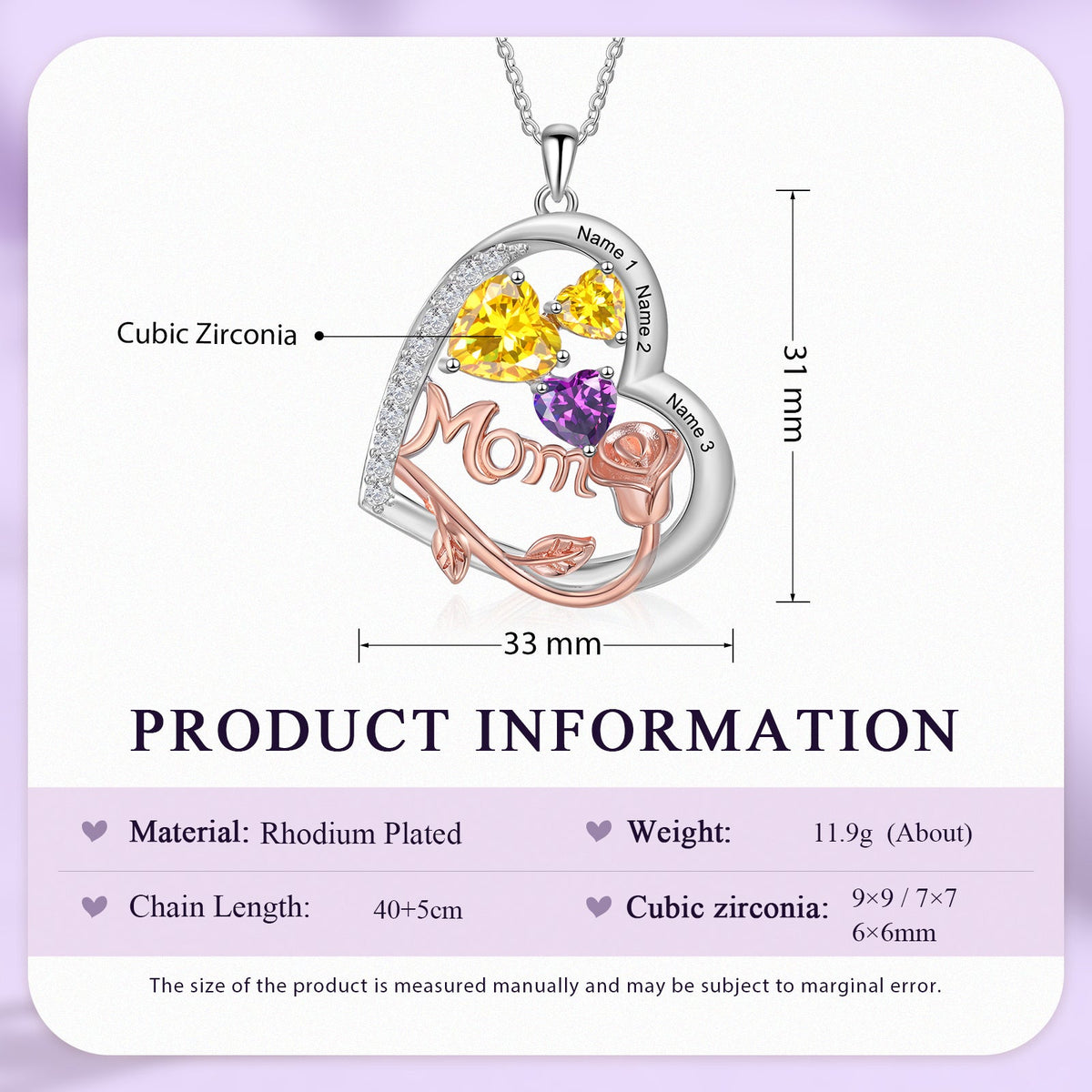 Birthstone Necklace