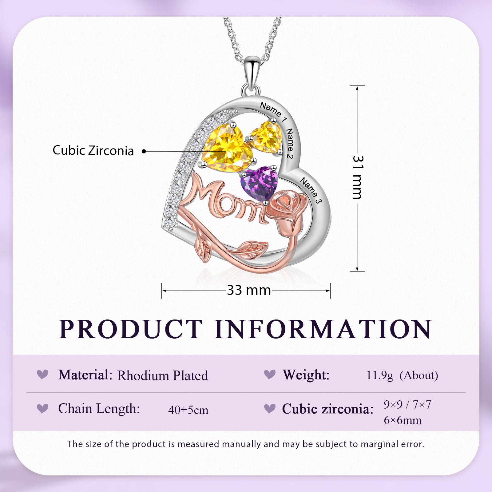 Birthstone Necklace