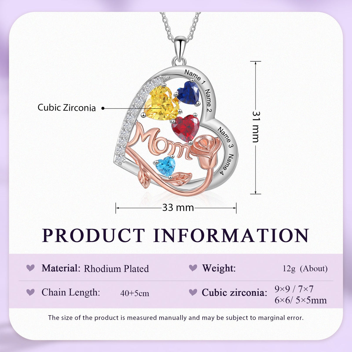 Birthstone Necklace