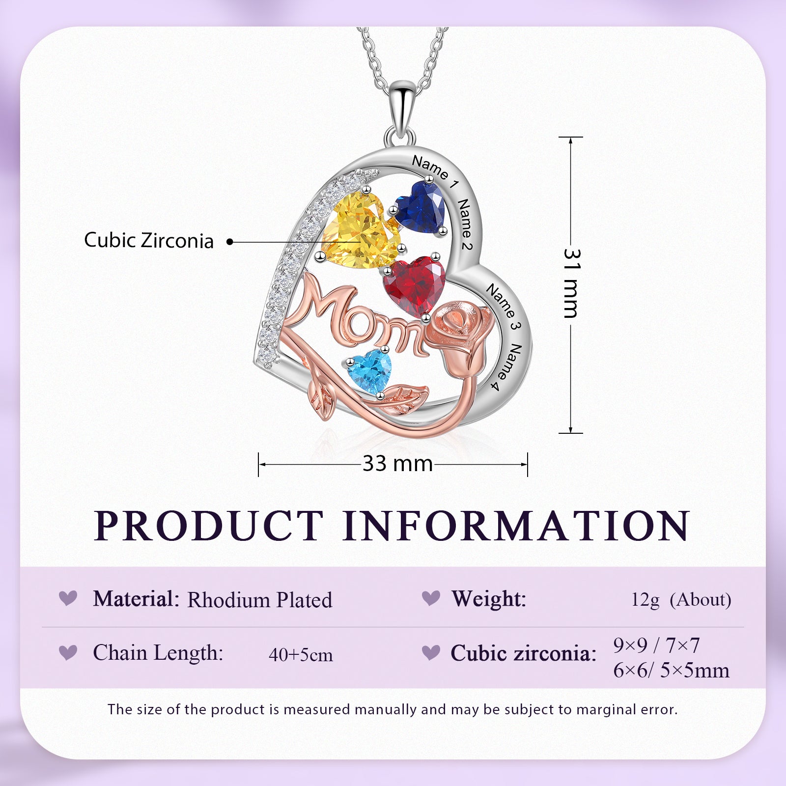 Birthstone Necklace