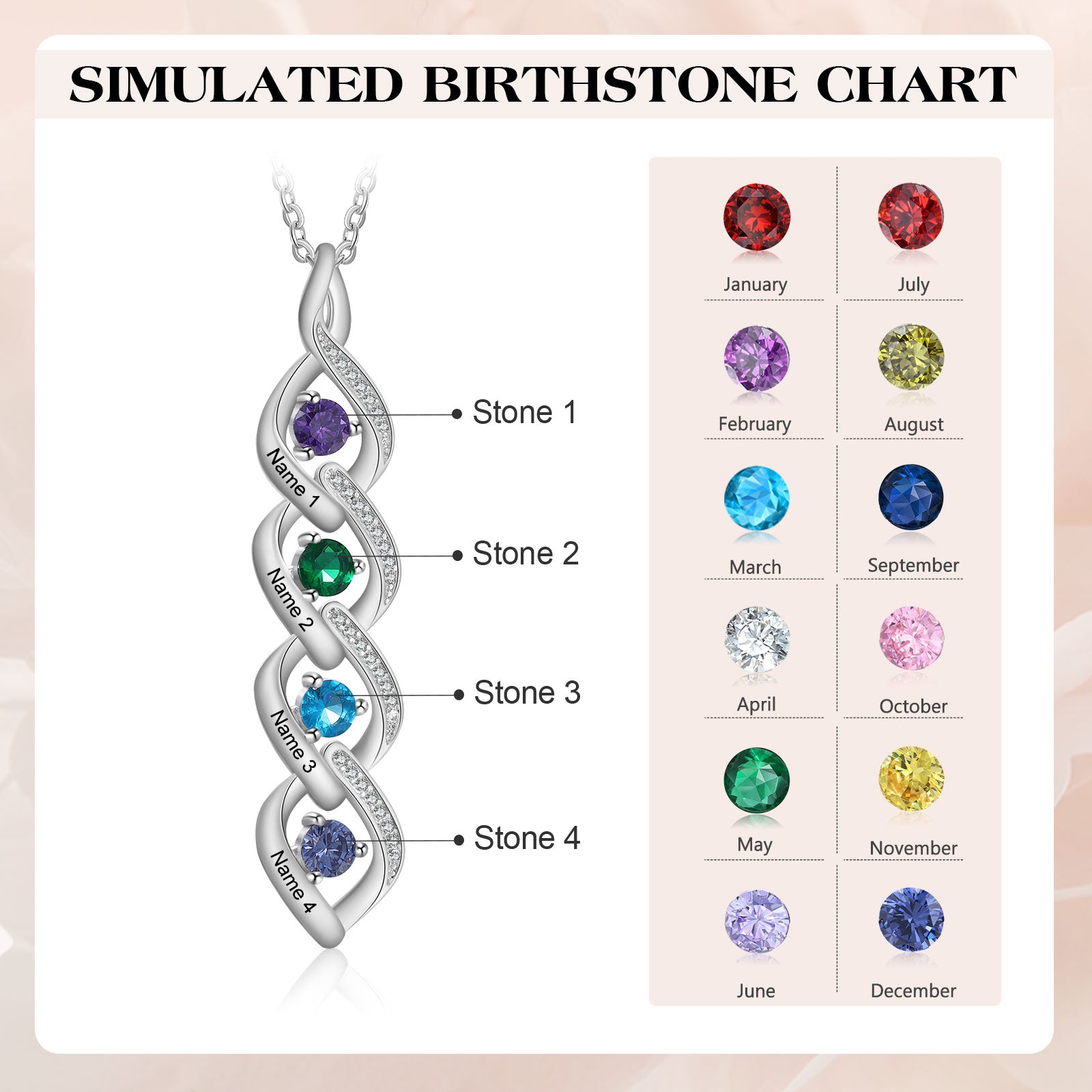 Birthstone Necklace