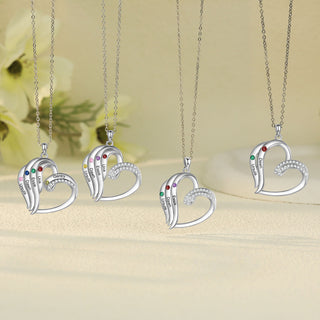 Custom Name Birthstone Necklace