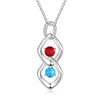 Custom Name Birthstone Necklace