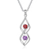 Custom Name Birthstone Necklace