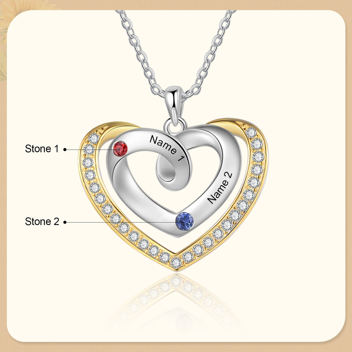 Custom Birthstone Necklace