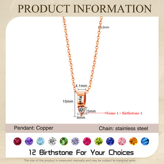 Mother's Day Birthstone Necklace