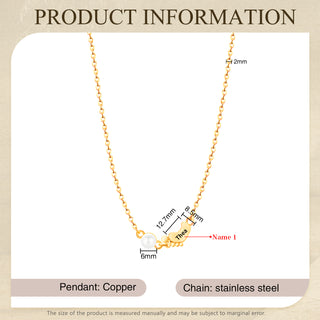 Mother's Day Foot Shape Necklace