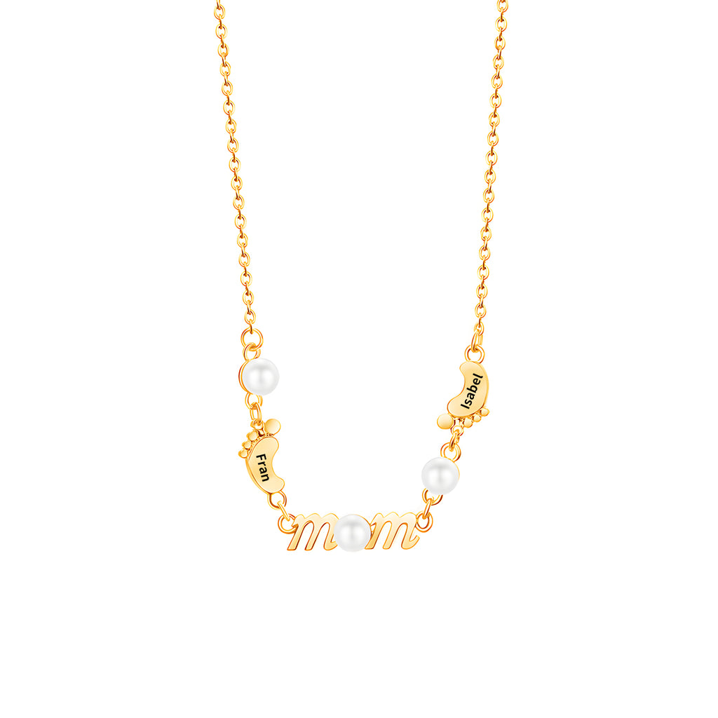 Mother's Day Foot Shape Necklace