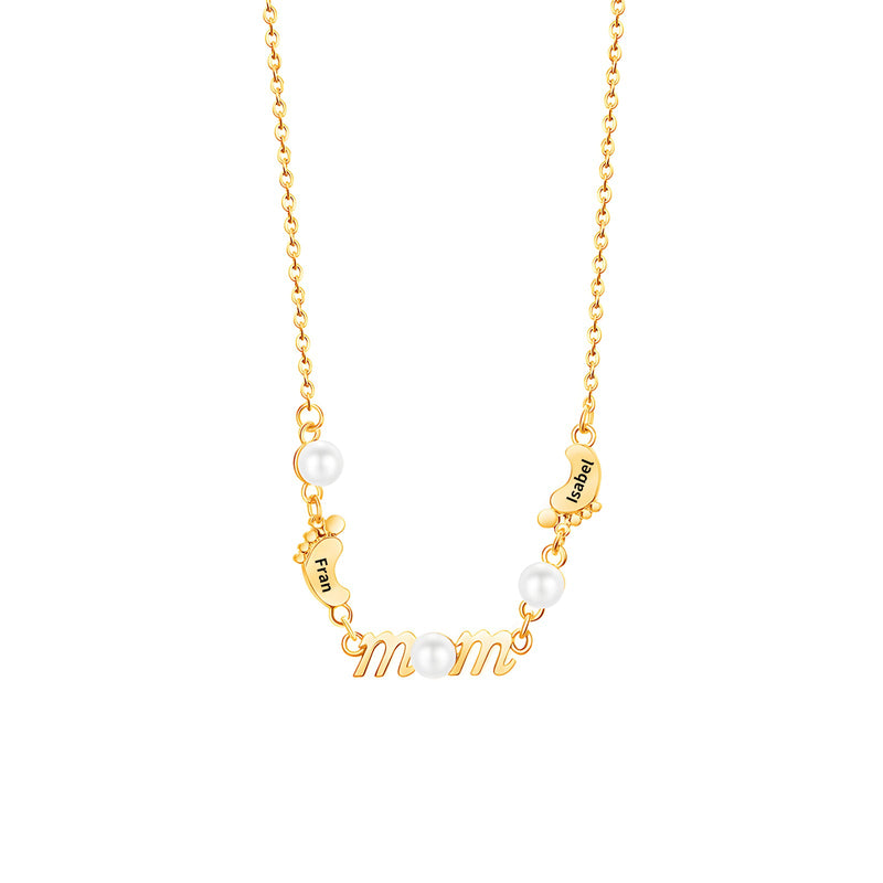 Mother's Day Foot Shape Necklace