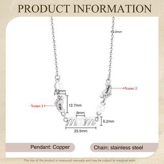 Mother's Day Foot Shape Necklace