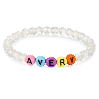 Custom Resin letter bracelet