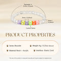 Square letter bead