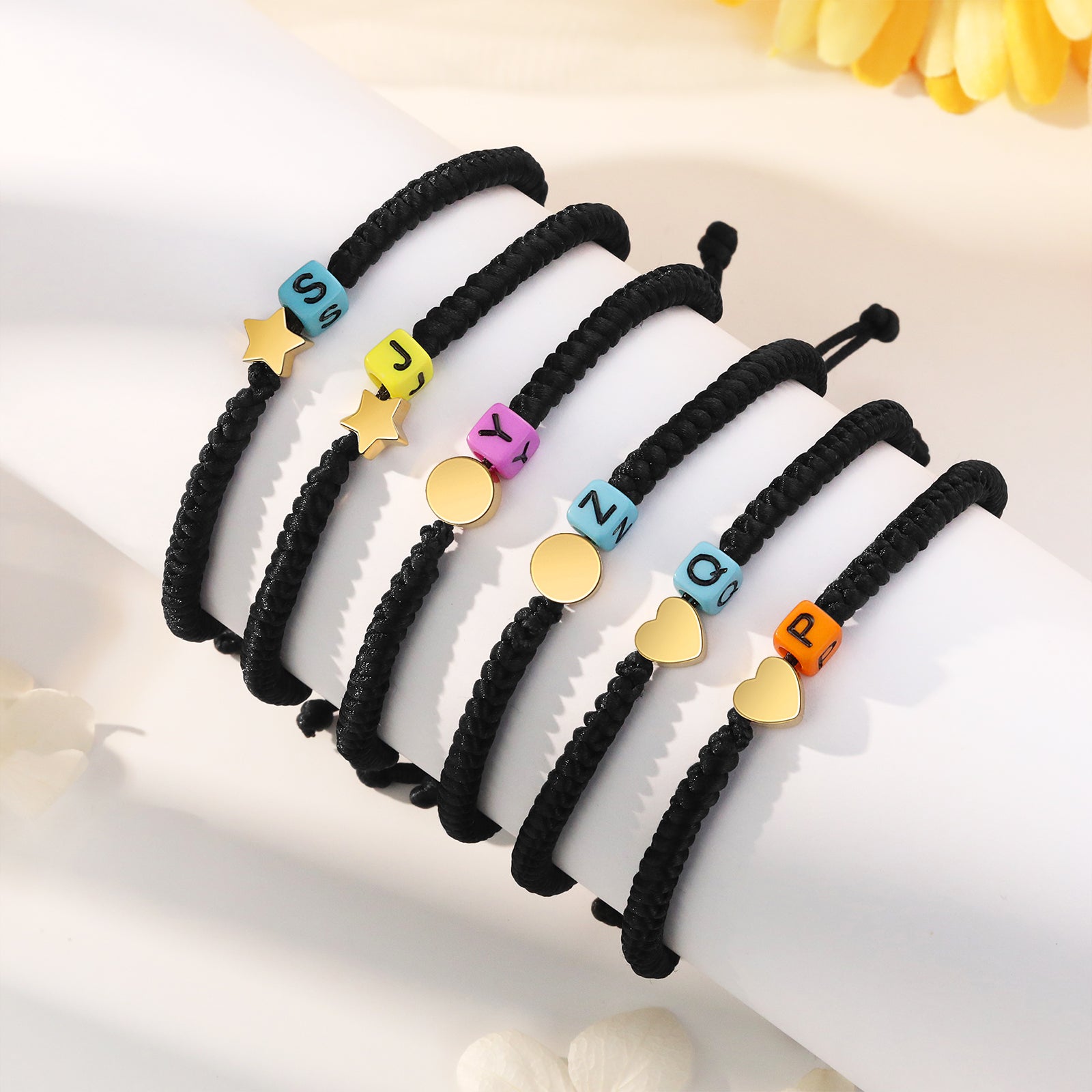 Custom letter Couple bracelet