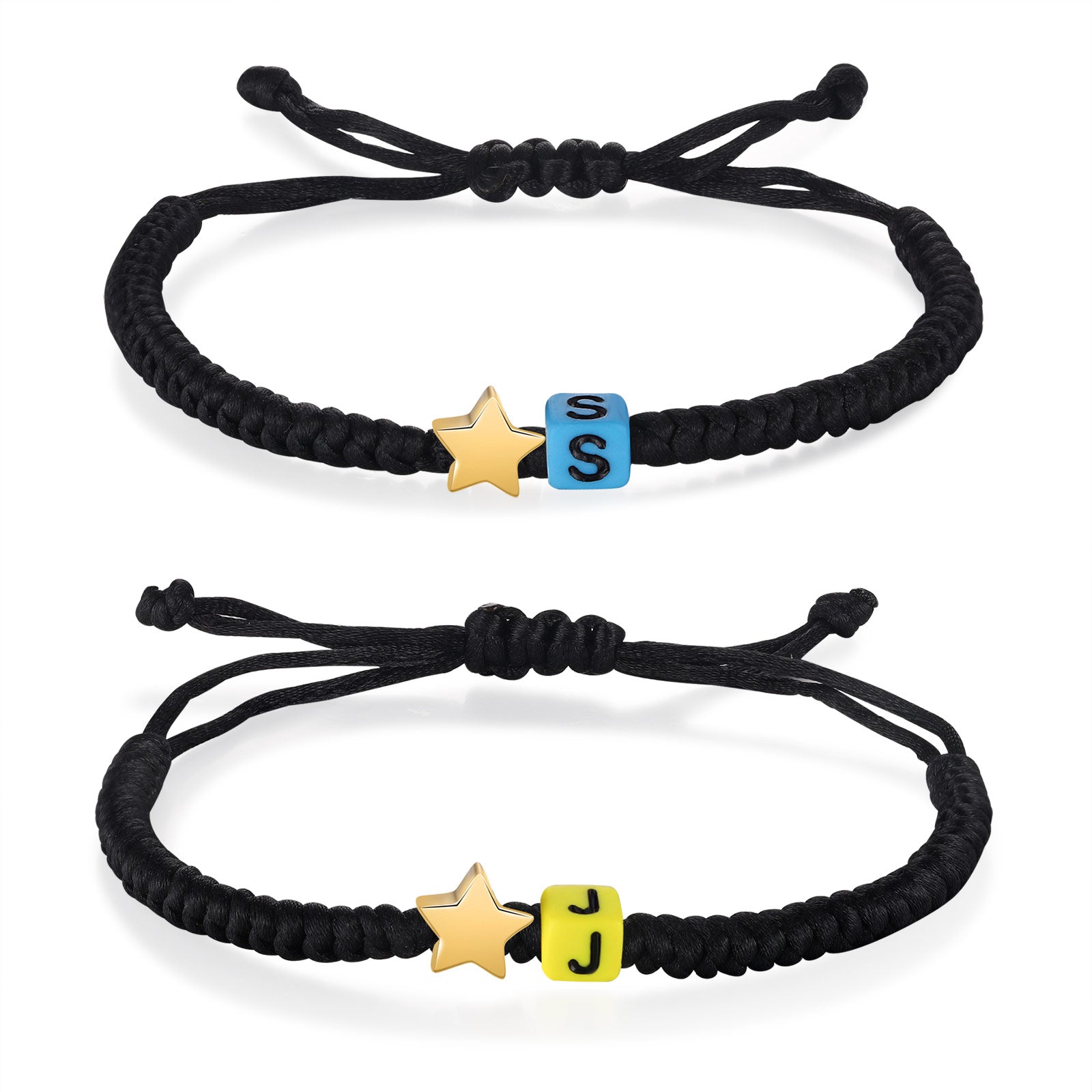 Custom letter Couple bracelet