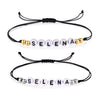 Custom letter Couple bracelet