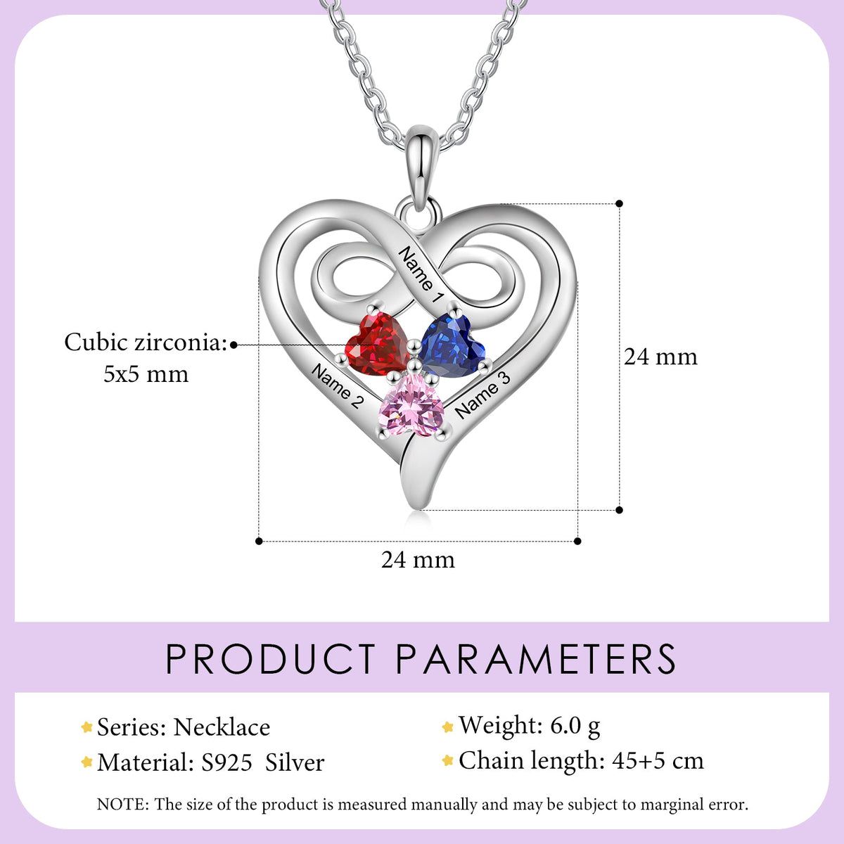 Custom Birthstone Necklace