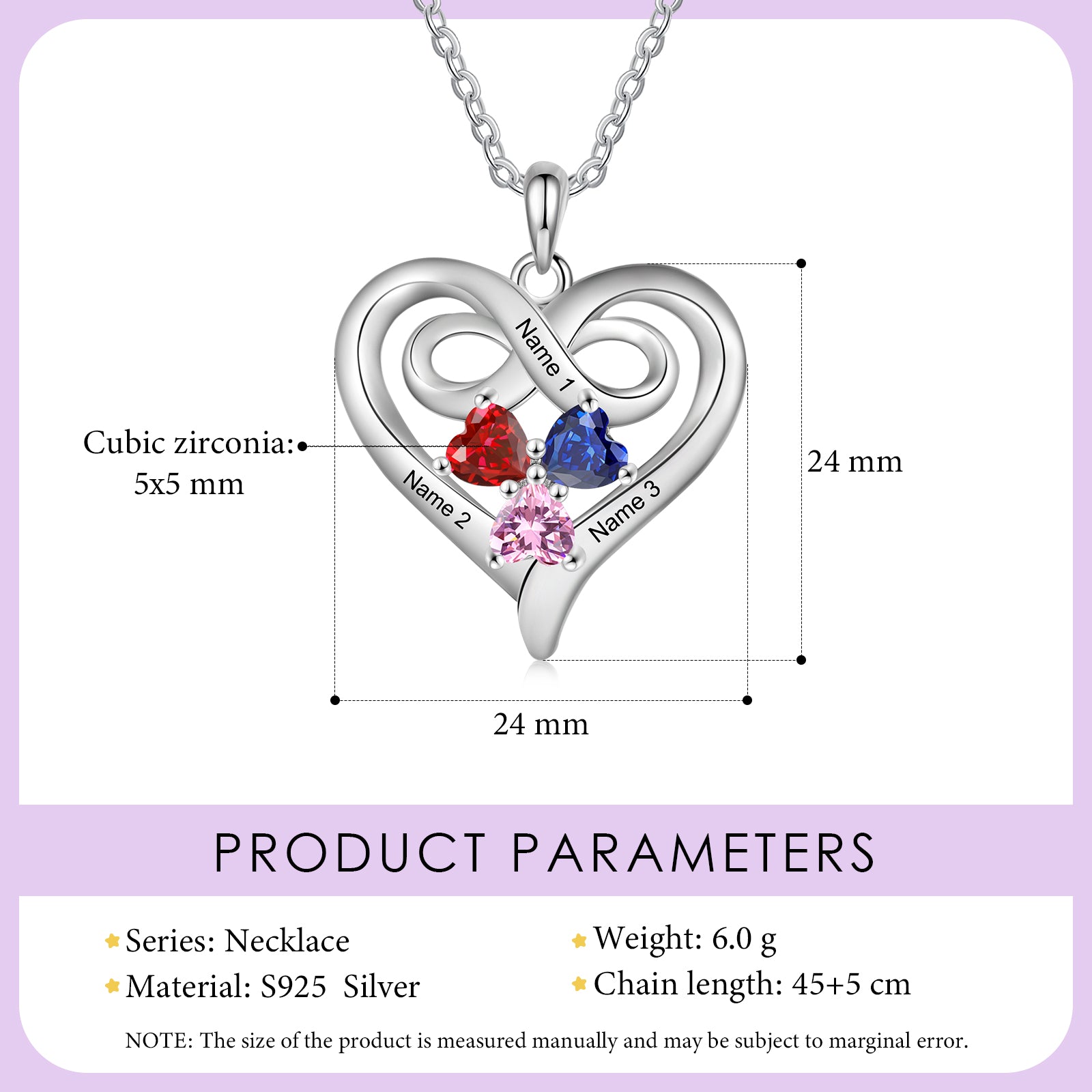 Custom Birthstone Necklace