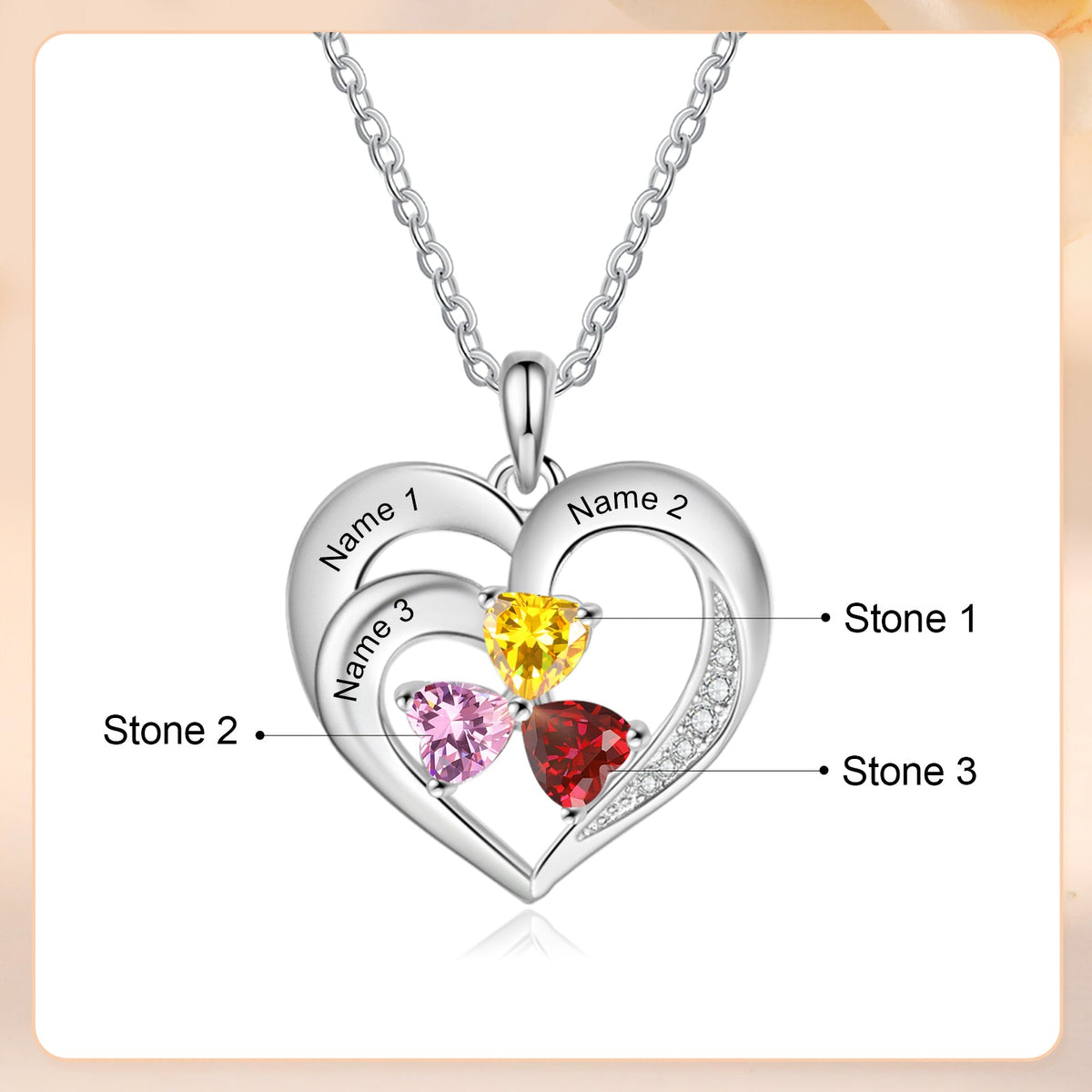 Custom Birthstone Necklace