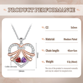 Cooper Custom Birthstone necklace