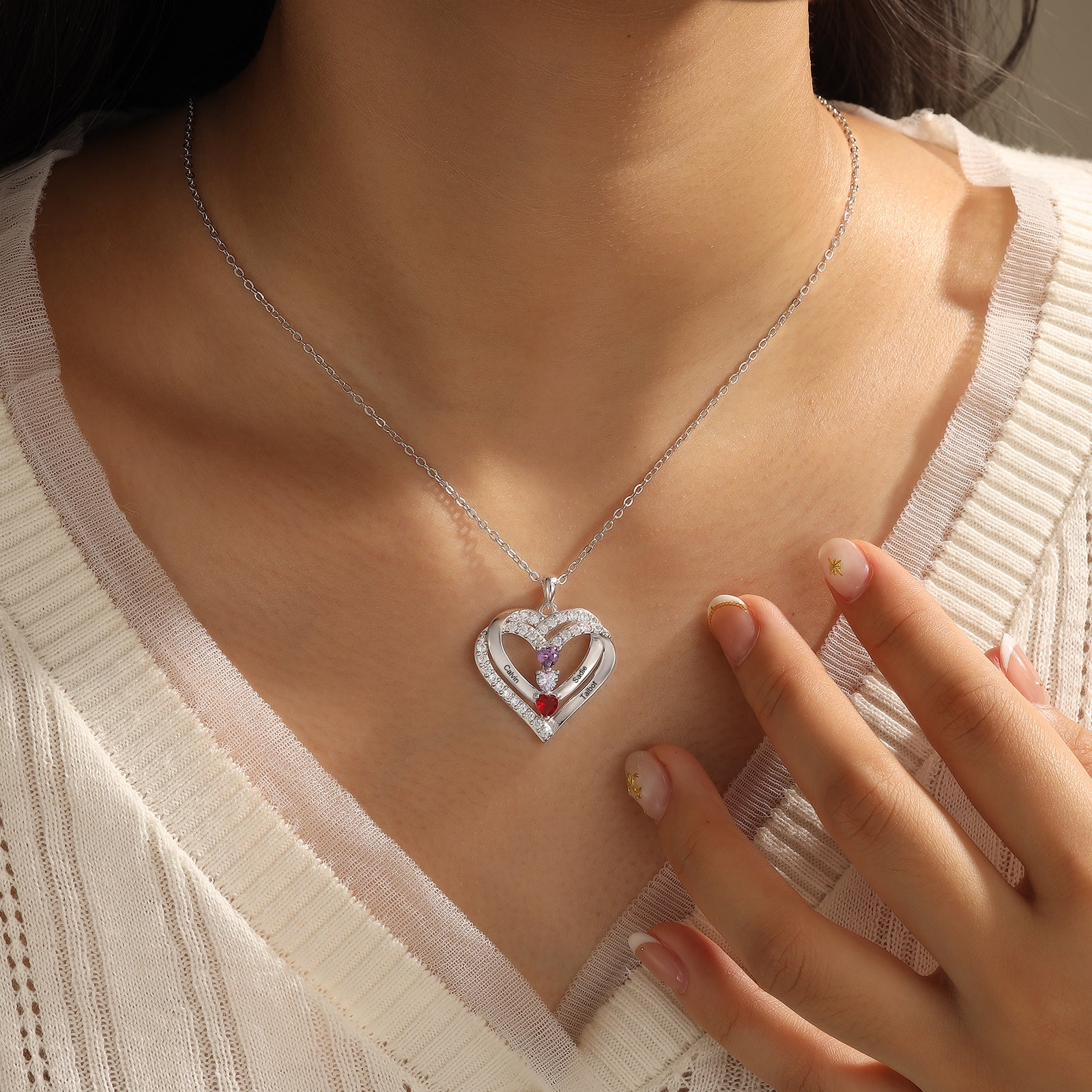 Cooper Custom Birthstone necklace