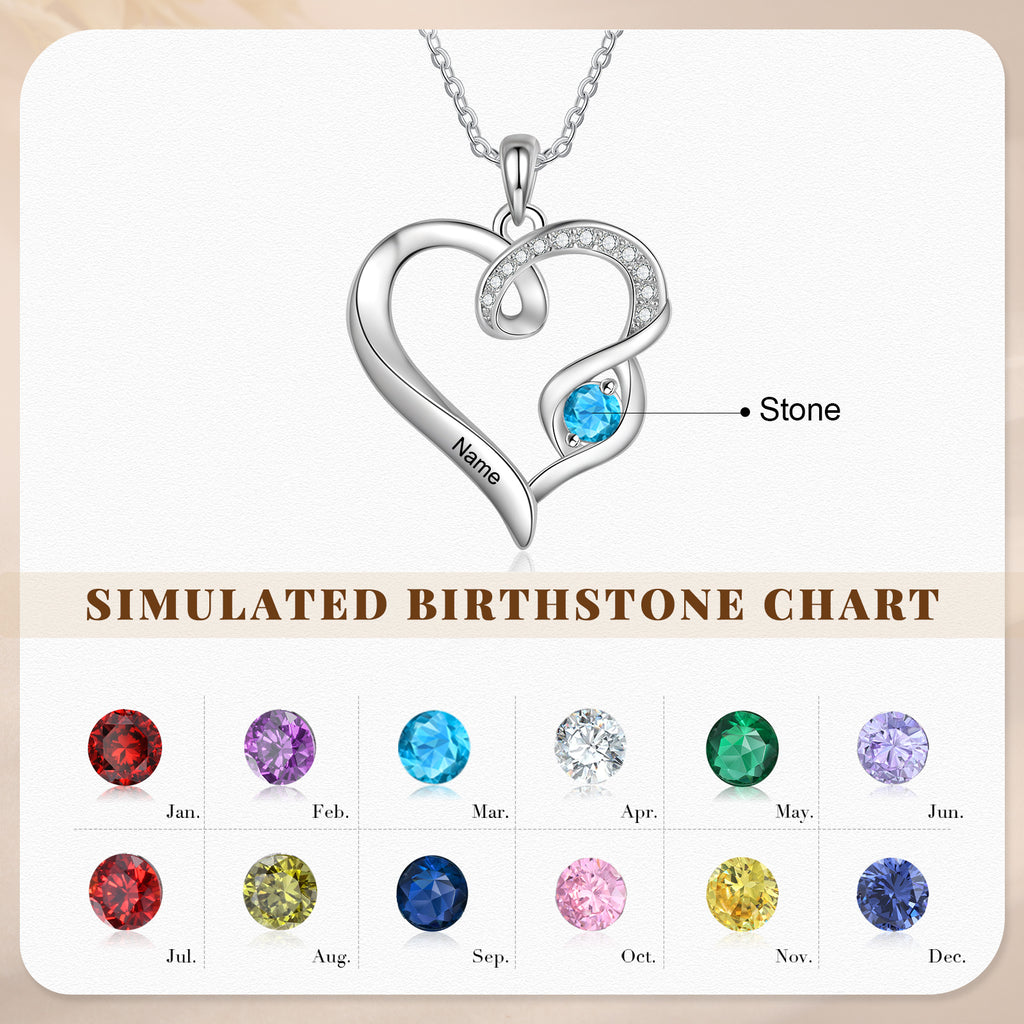 Cooper Custom Birthstone necklace