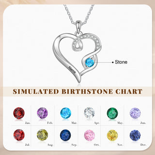 Cooper Custom Birthstone necklace