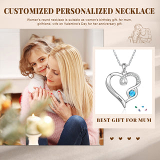 Cooper Custom Birthstone necklace