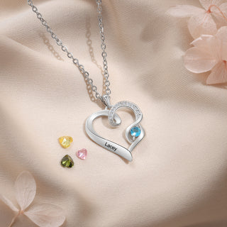 Cooper Custom Birthstone necklace