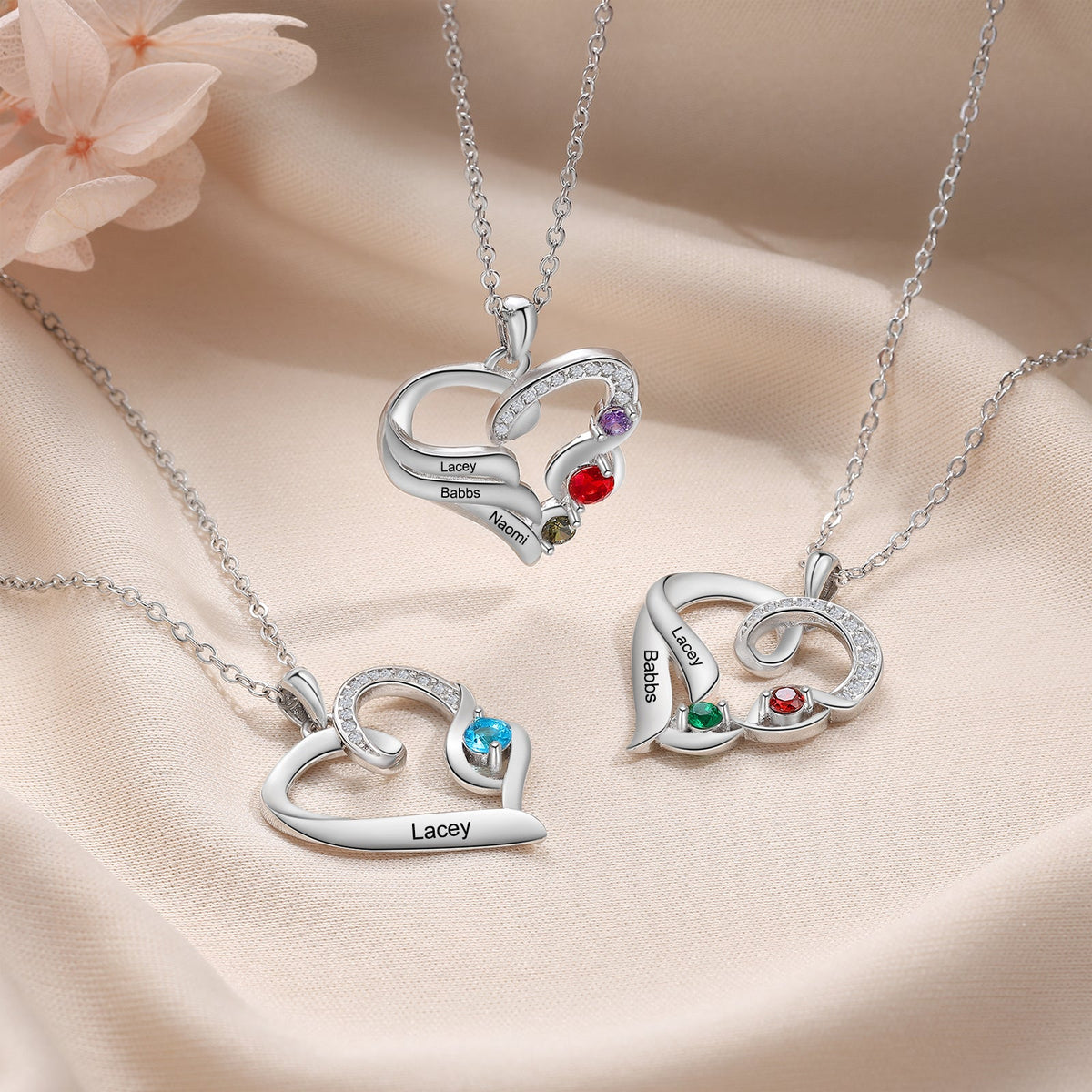 Cooper Custom Birthstone necklace