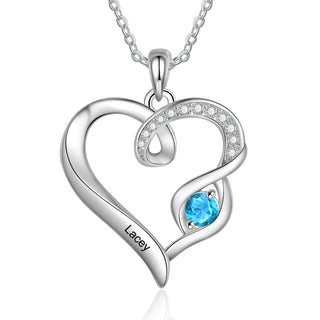 Cooper Custom Birthstone necklace