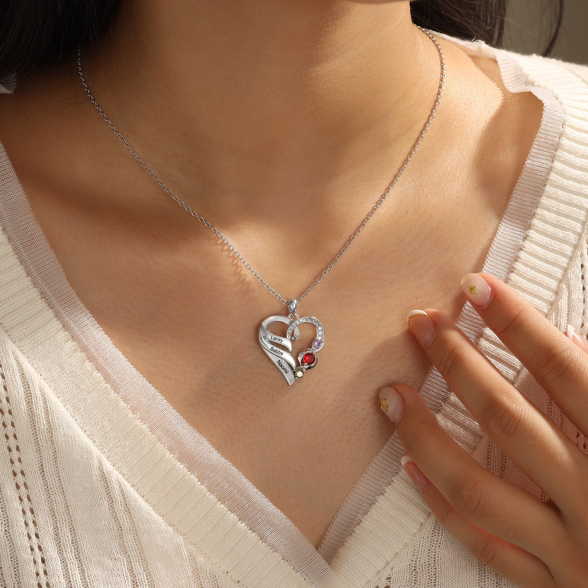 Cooper Custom Birthstone necklace