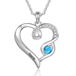 Cooper Custom Birthstone necklace