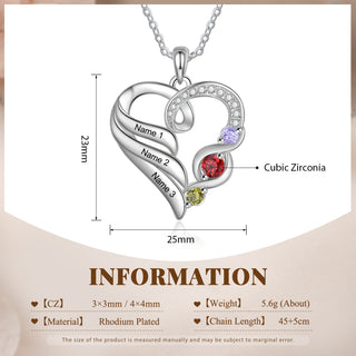 Cooper Custom Birthstone necklace