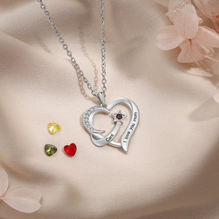 Cooper Custom Birthstone necklace