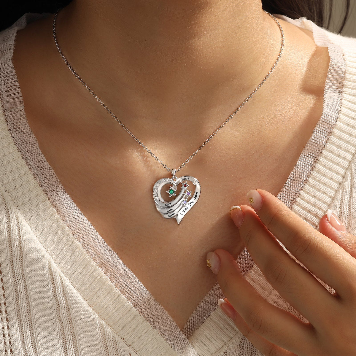 Cooper Custom Birthstone necklace