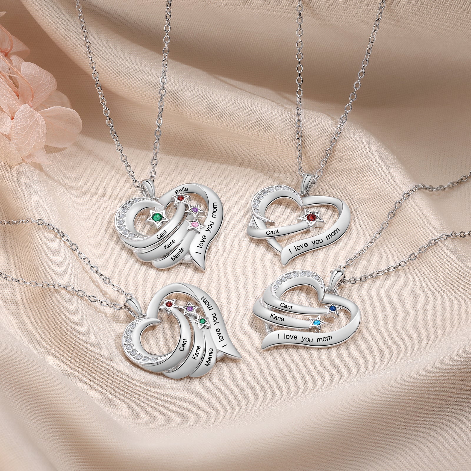 Cooper Custom Birthstone necklace