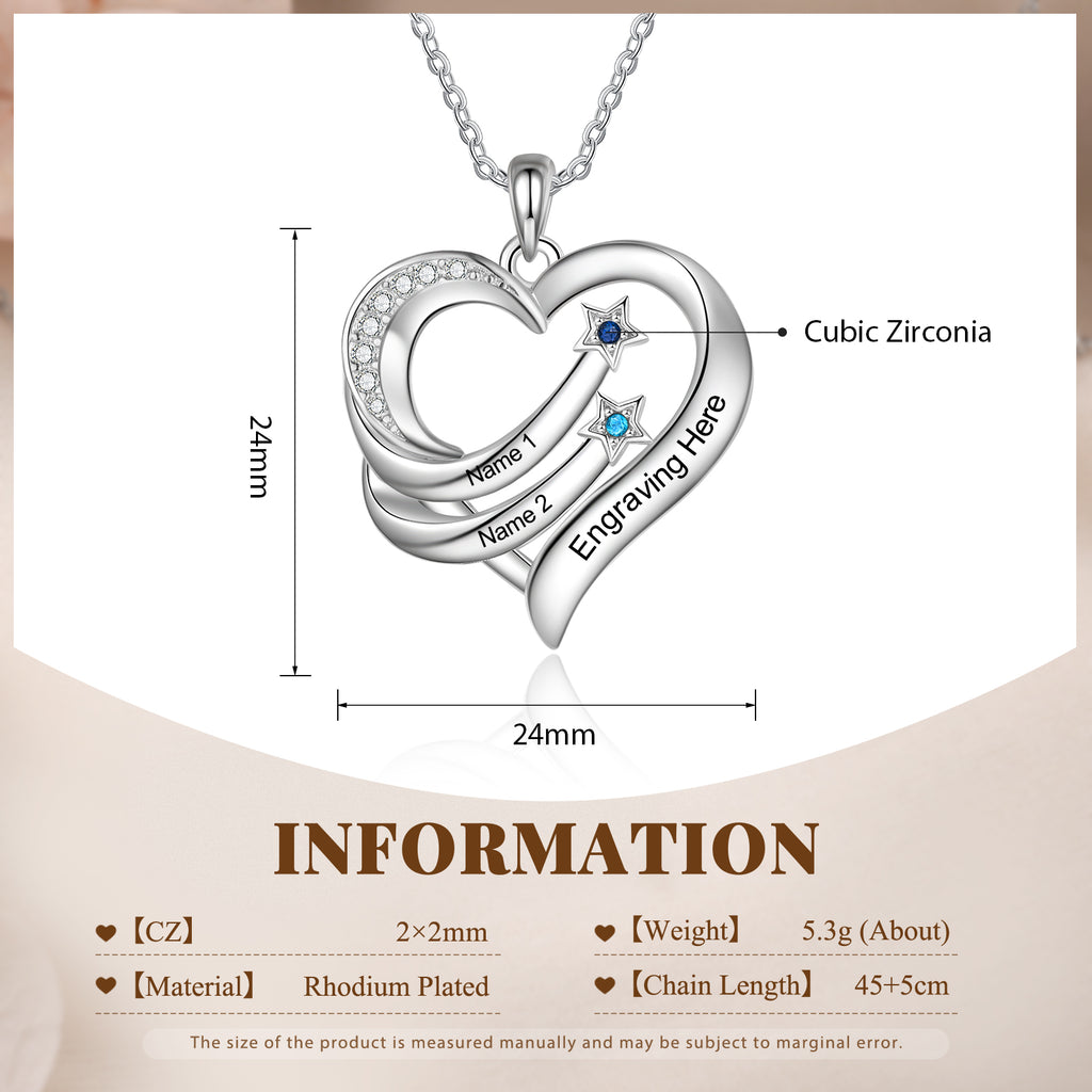 Cooper Custom Birthstone necklace