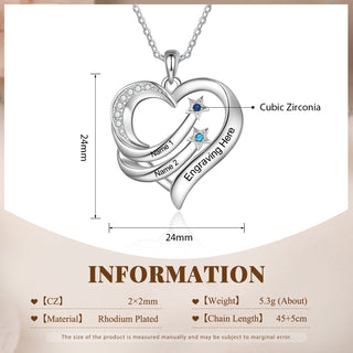 Cooper Custom Birthstone necklace