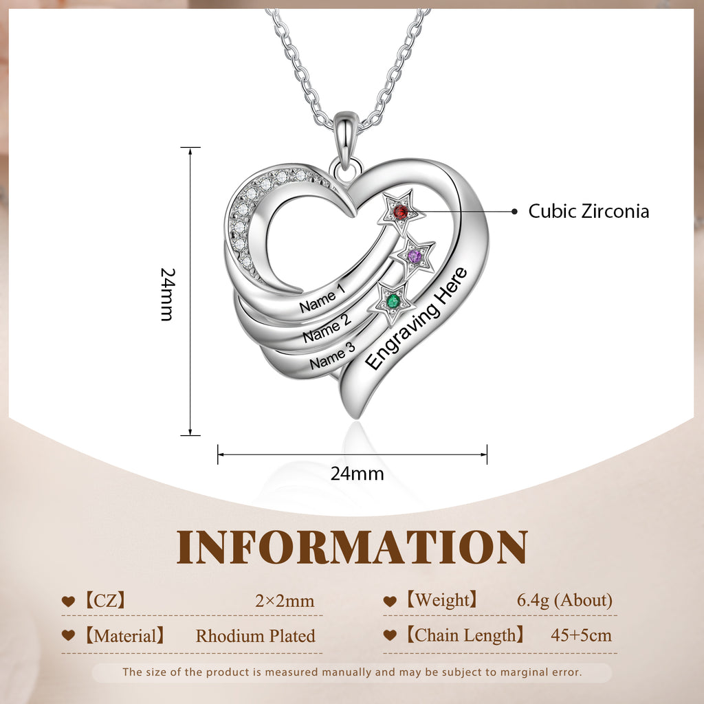 Cooper Custom Birthstone necklace