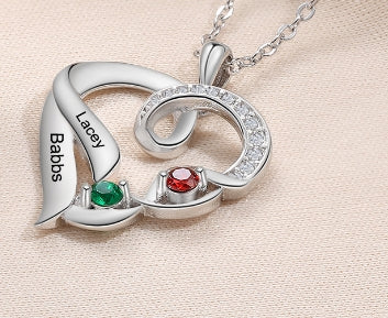 Cooper Custom Birthstone necklace