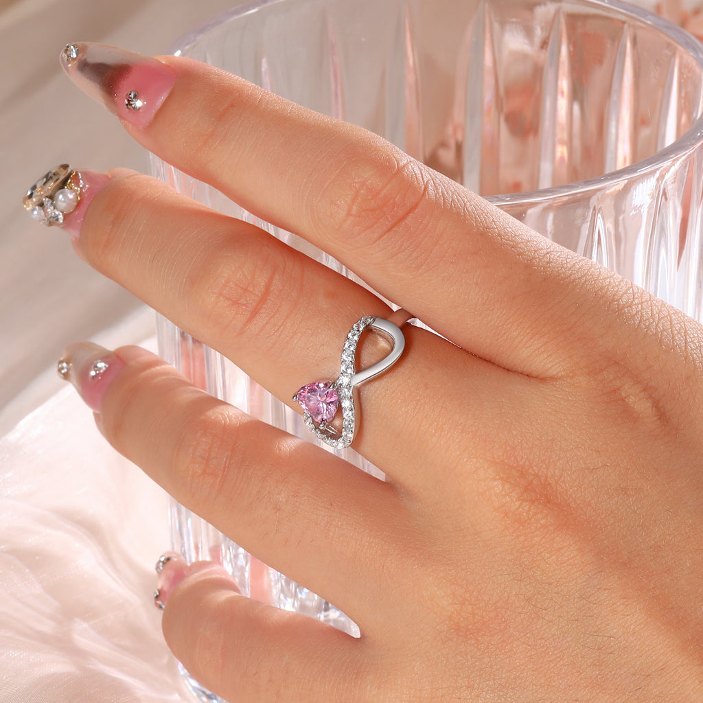 925 Sterling Silver Custom Birtstone Ring