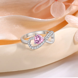 925 Sterling Silver Custom Birtstone Ring