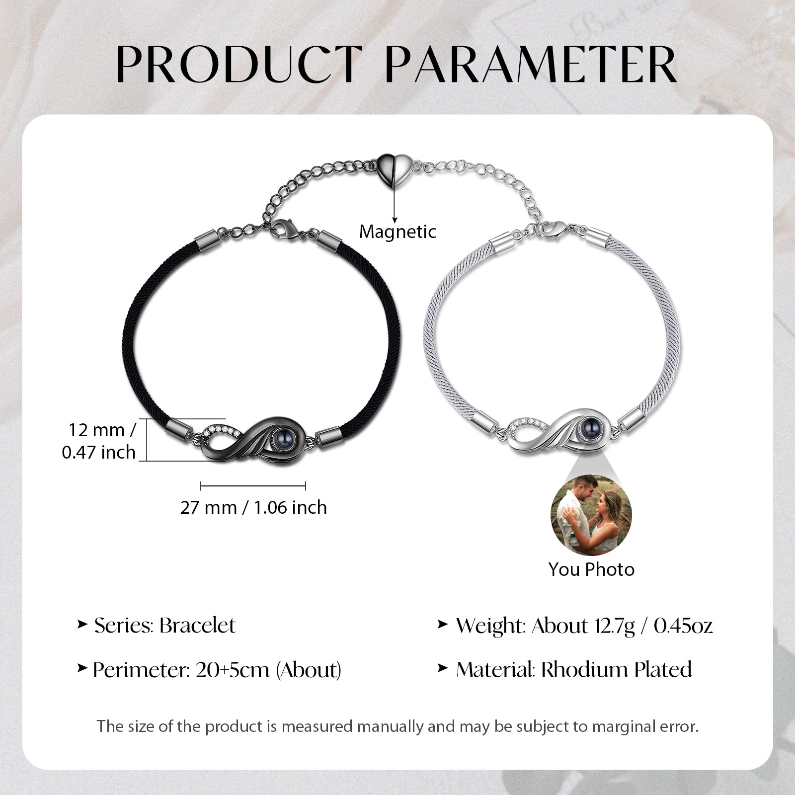 Custom Photo Projection Bracelet